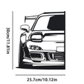 RX7 Metal Car Wall Art | Automotive Gift for Men'S Space | Birthday, Home Decoration, Themed Party，1Pc Metal Wall Decor