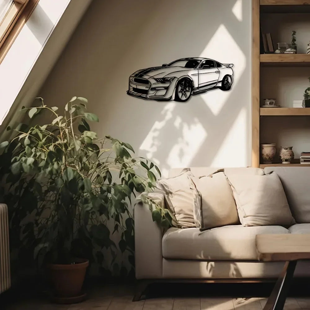 Exceptional Art Deco Metal Car Wall Sculpture Unique Sports Car Design Ideal for Great Gift for Car Enthusiasts Wall Sculptures