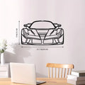 Sports Car Metal Wall Art