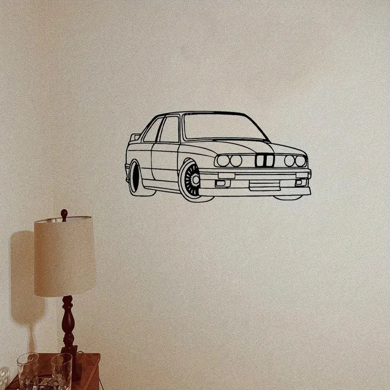Art Deco BMW Metal Wall Art 