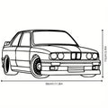 Art Deco BMW Metal Wall Art 