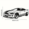 Exceptional Art Deco Metal Car Wall Sculpture Unique Sports Car Design Ideal for Great Gift for Car Enthusiasts Wall Sculptures