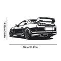 Rear-Quarter Elegant Minimalist Metal Wall Art